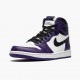 Brun  Jordan 1 Retro High OG Court Purple 555088 500 Sko