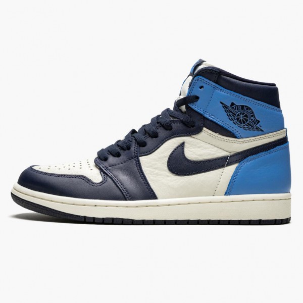 Jordan 1 Retro High OG "Obsidian/University Blue" 555088 140