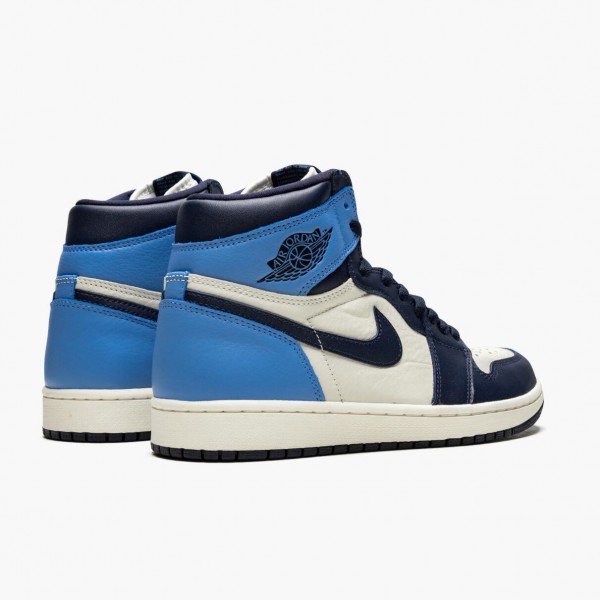 Billig  Jordan 1 Retro High OG Obsidian/University Blue 555088 140 Sneakers