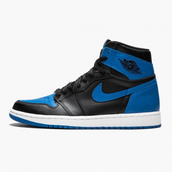 Jordan 1 Retro High OG "Royal" Svart/Royal-Hvit 555088 007