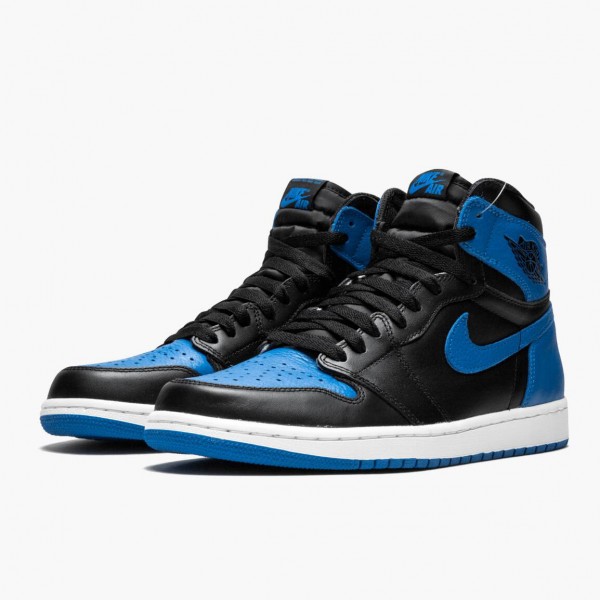 Jordan 1 Retro High OG "Royal" Svart/Royal-Hvit 555088 007