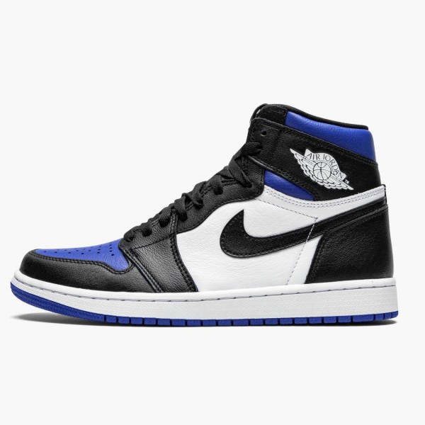 Jordan 1 Retro High OG "Royal Toe" Svart/Hvit-Game Royal-Svart 555088 041