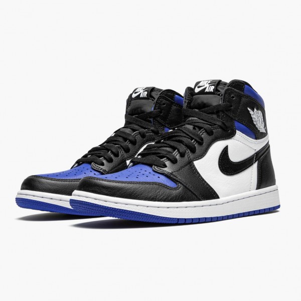 Jordan 1 Retro High OG "Royal Toe" Svart/Hvit-Game Royal-Svart 555088 041