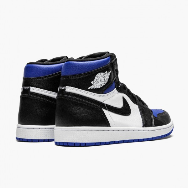 Kjøp  Jordan 1 Retro High OG Royal Toe Svart/Hvit-Game Royal-Svart 555088 041 Sko