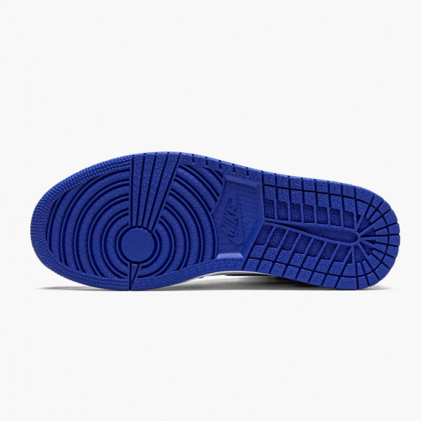 Kjøp  Jordan 1 Retro High OG Royal Toe Svart/Hvit-Game Royal-Svart 555088 041 Sko