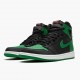 Blå  Jordan 1 Retro High Pine Green Svart/Hvit-Pine Grønn/Gym Rød 555088 030 Sneakers