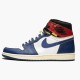 Rød  Jordan 1 Retro High Union Los Angeles Storm Blue Hvit/Stormblue-Varsity Rød BV1300 146 Herre Sneakers