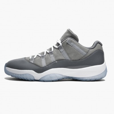 Jordan 11 Low "Cool Grey" Dame/Herre 528895 003 Medium Grå/Hvit-Gunsmoke