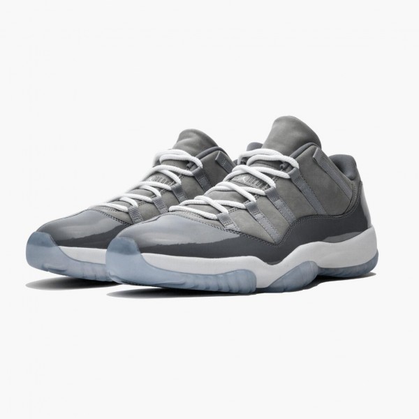 Jordan 11 Low "Cool Grey" Dame/Herre 528895 003 Medium Grå/Hvit-Gunsmoke