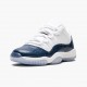 Rabatt  Jordan 11 Low Navy Snakeskin Herre CD6847 102 Hvit Svart-Marinen Sko