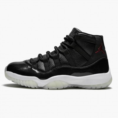 Jordan 11 Retro "72-10" Dame/Herre 378037 002 Svart Gym Rød-Hvit-Anthracite