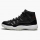 Svart  Jordan 11 Retro 72-10 Dame/Herre 378037 002 Svart Gym Rød-Hvit-Anthracite Sko