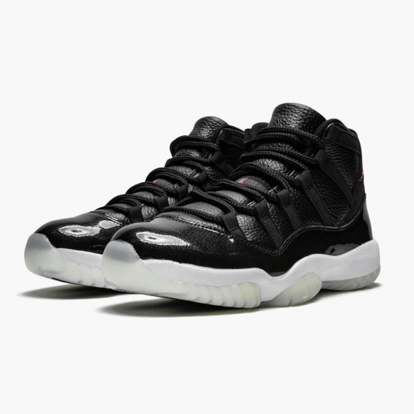 Jordan 11 Retro "72-10" Dame/Herre 378037 002 Svart Gym Rød-Hvit-Anthracite