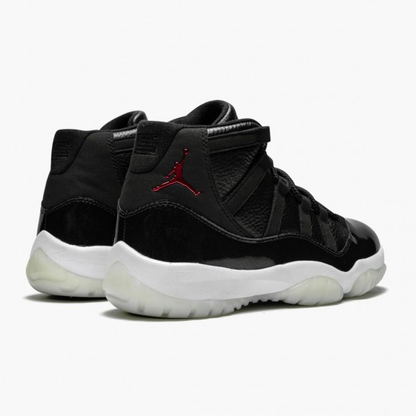 Svart  Jordan 11 Retro 72-10 Dame/Herre 378037 002 Svart Gym Rød-Hvit-Anthracite Sko