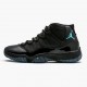 Ny  Jordan 11 Retro Gamma Blue Herre 378037 006 Svart/Gamma Blå-Varsity Maize Sko