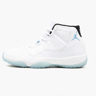 Jordan 11 Retro "Legend Blue" 2014 Herre 378037 117 Hvit/Legend Blå