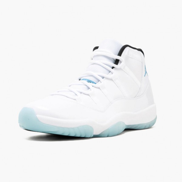 Hvit  Jordan 11 Retro Legend Blue 2014 Herre 378037 117 Hvit/Legend Blå Sneakers