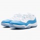 Billig  Jordan 11 Retro Low University Blue Dame/Herre 528895 106 Hvit/University Blå Sneakers