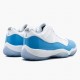 Billig  Jordan 11 Retro Low University Blue Dame/Herre 528895 106 Hvit/University Blå Sneakers