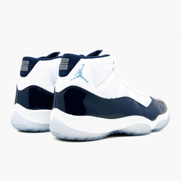 Het  Jordan 11 Retro UNC Win Like 82 Herre 378037 123 Hvit/University Blå Sneakers