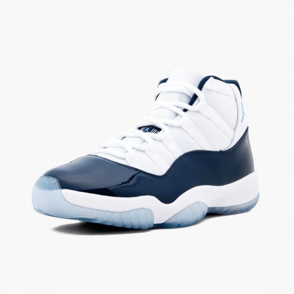 Het  Jordan 11 Retro UNC Win Like 82 Herre 378037 123 Hvit/University Blå Sneakers