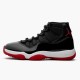 Rød  Jordan 11 Retro Bred 2019 Svart/Hvit/Varsity-Rød 378037 061 Sko