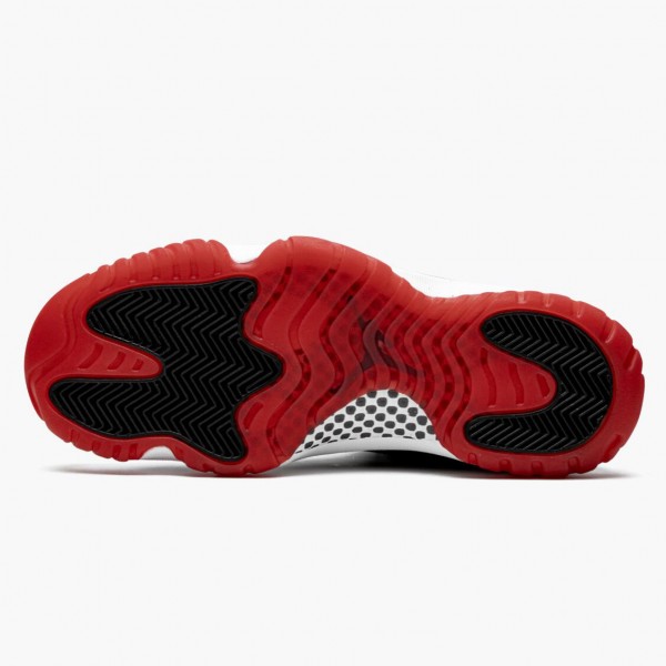 Rød  Jordan 11 Retro Bred 2019 Svart/Hvit/Varsity-Rød 378037 061 Sko