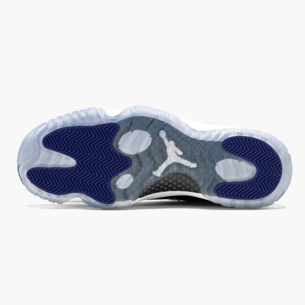 Ny  Jordan 11 Retro Concord 2018 Hvit/Svart-Concord 378037 100 Sneakers