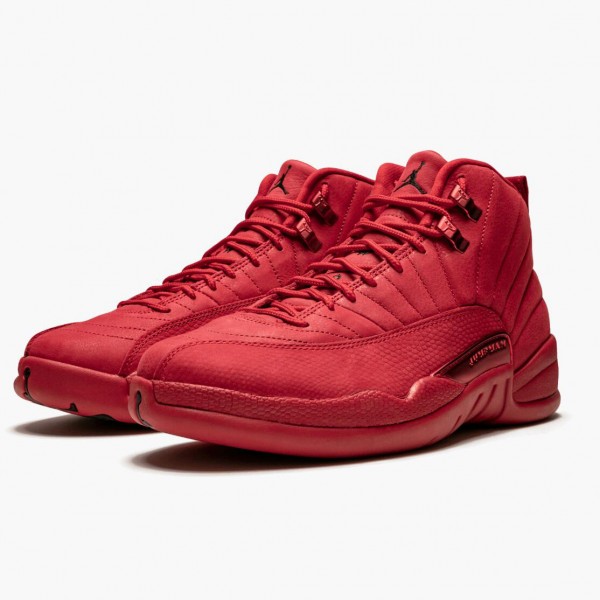 Jordan 12 Retro "Gym Red" Herre 130690 601 Gym Rød/Svart-Gym Rød