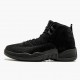 Brun  Jordan 12 Retro OVO Black Herre 873864 032 Svart/Svart-Metallic Gull Sko