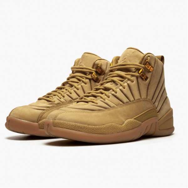 Jordan 12 Retro "PSNY Wheat" Herre AA1233 700 Wheat/Wheat-Gum Light Brun