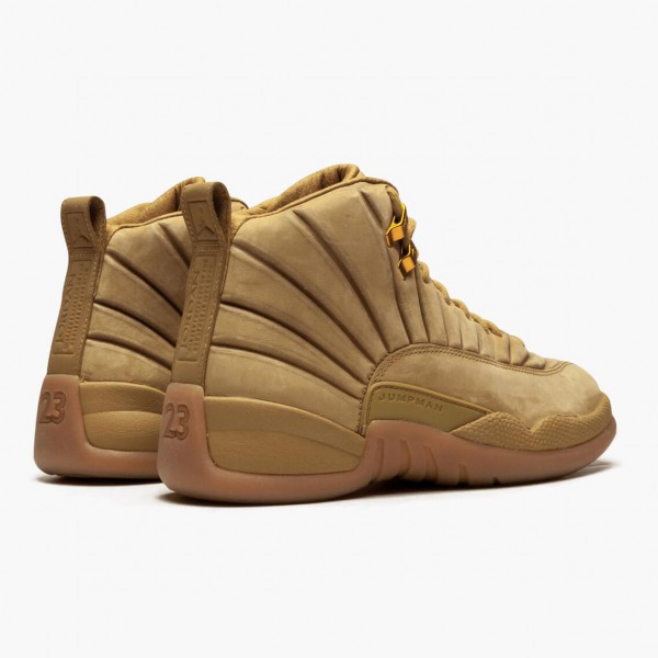 Rød  Jordan 12 Retro PSNY Wheat Herre AA1233 700 Wheat/Wheat-Gum Light Brun Sneakers