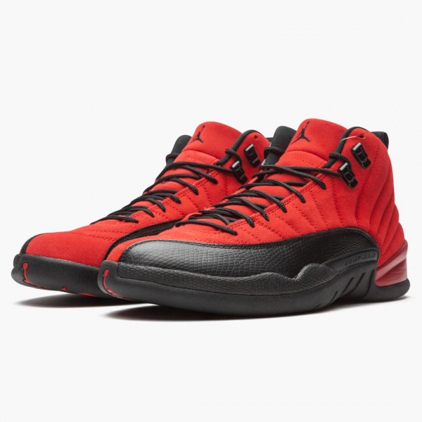 Jordan 12 Retro "Reverse Flu Game" Herre CT8013 602 Varsity Rød/Svart Concord