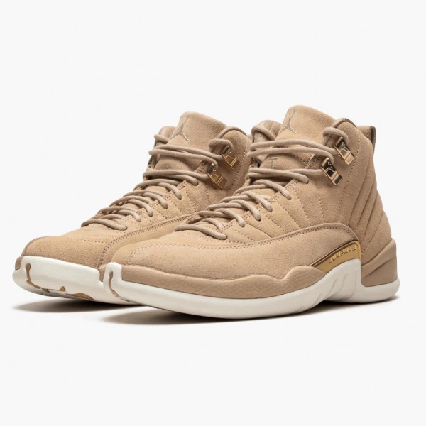 Jordan 12 Retro "Vachetta Tan" Dame AO6068 203 Brun