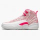 Kjøp  Jordan 12 Retro GS Arctic Pink 510815 101 Hvit/Arctic Punch-Hyper Rosa Dame Sko