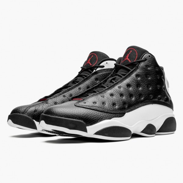 Jordan 13 "He Got Game" Dame/Herre 414571 061 Svart/Gym Rød-Hvit