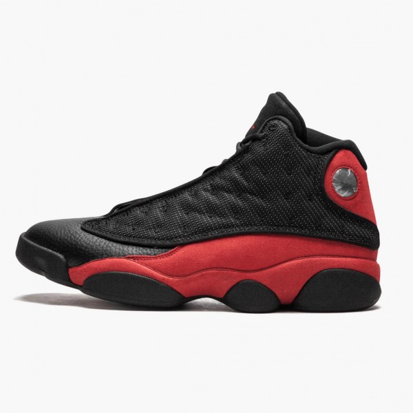 Jordan 13 Retro "Bred (2017)" Dame/Herre 414571 004 Svart/True Rød-Hvit