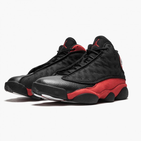 Jordan 13 Retro "Bred (2017)" Dame/Herre 414571 004 Svart/True Rød-Hvit