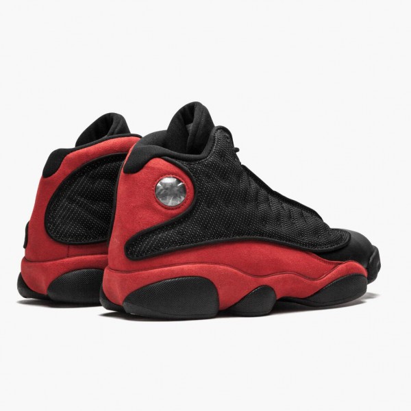 Hvit  Jordan 13 Retro Bred (2017) Dame/Herre 414571 004 Svart/True Rød-Hvit Sko