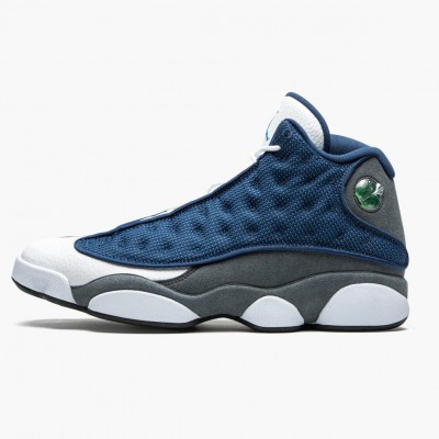 Jordan 13 Retro "Flint" Dame/Herre Marinen/Flint Grå-Hvit-Universi 414571 404