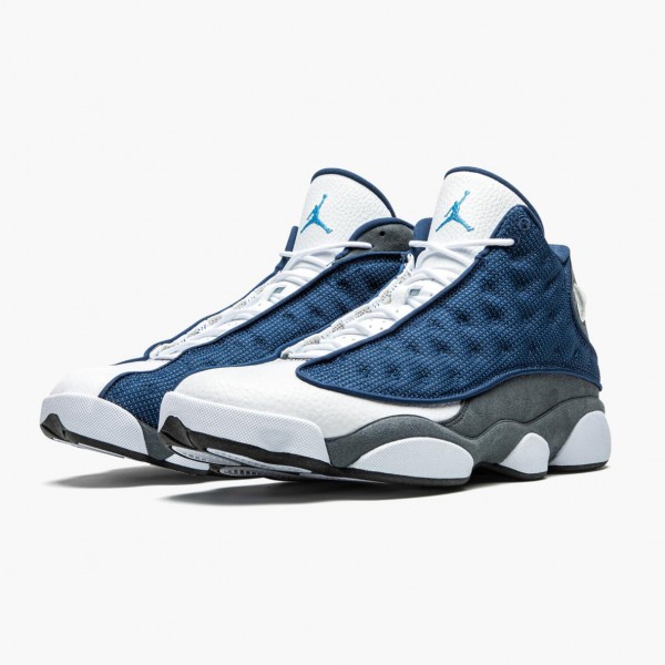 Jordan 13 Retro "Flint" Dame/Herre Marinen/Flint Grå-Hvit-Universi 414571 404