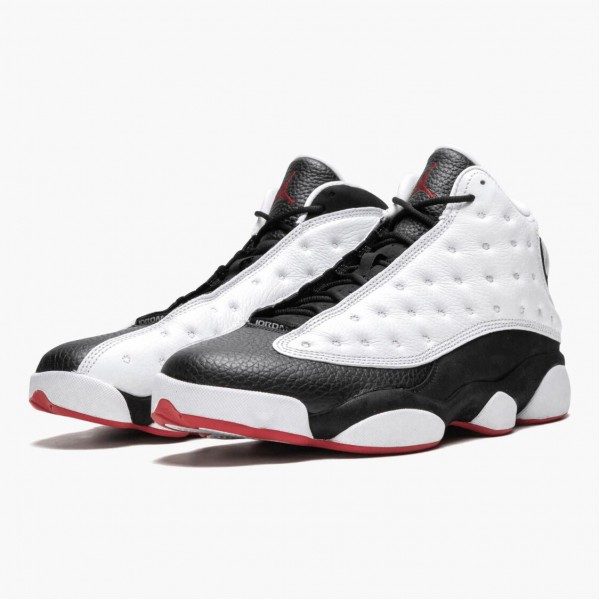 Jordan 13 Retro "He Got Game" Herre 414571 104 Hvit/Svart-True Rød