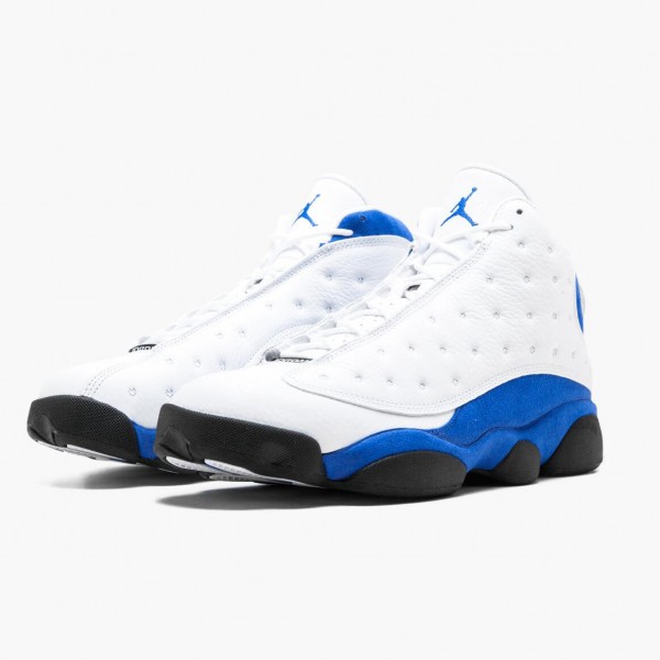 Jordan 13 Retro "Hyper Royal" Herre 414571 117 Hvit/Hyper Royal-Svart