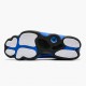 Het  Jordan 13 Retro Hyper Royal Herre 414571 117 Hvit/Hyper Royal-Svart Sneakers