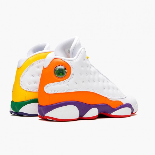 Het  Jordan 13 Retro Playground Dame CV0785 158 Hvit/Svart-Crt Prpl-Ttl Orang Sko