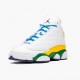 Het  Jordan 13 Retro Playground Dame CV0785 158 Hvit/Svart-Crt Prpl-Ttl Orang Sko