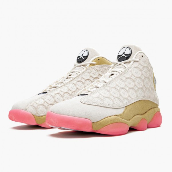 Jordan 13 Retro "Chinese New Year" Ivory/Svart-Digital Rosa-Club CW4409 100