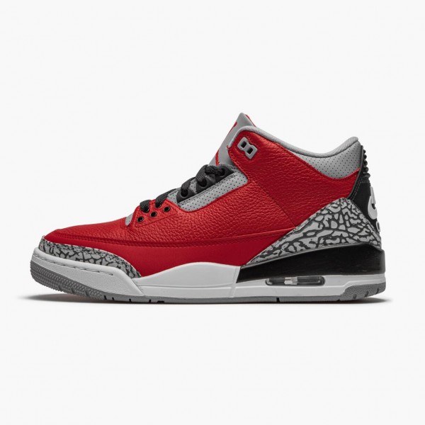 Jordan 3 Retro "Fire Red Cement" Herre CU2277 600 Varsity Rød 