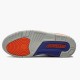 Het  Jordan 3 Retro Knicks Dame/Herre 136064 148 Hvit/Old Royal University Ora Sneakers