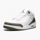 Rød  Jordan 3 Retro Mocha Dame/Herre 136064 122 Hvit/Chrome/Dark Mocha Sneakers